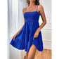 💙👗 LIMITED-TIME 52% OFF! Women’s Smocked Tiered Mini Dress – Adjustable Straps, Stretch Bust & Breezy A-Line Fit ✨