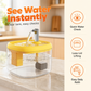 🐾💧 LIMITED TIME 51% OFF! Flowing Pet Water Fountain – Food Grade PET Bowl, Visible Water Level and Easy Clean Design