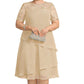 🌸👗✨ LIMITED TIME 50% OFF! Women’s Elegant Plus Size Lace Tiered Midi Dress – Breathable Chiffon, Flattering High Waist and Occasion Ready Style