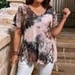👚🌸LAST DAY SALE ONLY ￡14.99!Women’s Cutout V-Neck Side-Tie Tee – Soft Feel, Relaxed Fit & Effortless Everyday Style ✨