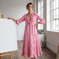 📢📢51% OFF !! ⏰Women Ruffle V-Neck Tiered Maxi Dress