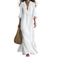📢📢51% OFF !! ⏰Women Ruffle V-Neck Tiered Maxi Dress