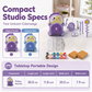 🎨🏺 LIMITED TIME 50% OFF! Kids’ Electric Pottery Wheel Craft Kit – Foot Pedal Control, Air-Dry Clay and 12 Washable Paints