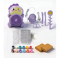 🎨🏺 LIMITED TIME 50% OFF! Kids’ Electric Pottery Wheel Craft Kit – Foot Pedal Control, Air-Dry Clay and 12 Washable Paints