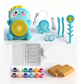 🎨🏺 LIMITED TIME 50% OFF! Kids’ Electric Pottery Wheel Craft Kit – Foot Pedal Control, Air-Dry Clay and 12 Washable Paints
