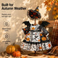 🎃👻 LIMITED-TIME 50% OFF! Halloween Porch Goose Costume Set – Witch & Pumpkin Design, Festive Fabric Outfit for Yard Decor 🏠