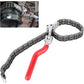 🚗Adjustable Chain Oil Filter Wrench🔧60–195mm Range,Heavy Duty With Reinforced Chain For Vehicles💪