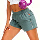 🩳☀️Buy 2 Get 1 Free! Women’s Lightweight Loose-Fit Active Shorts – Adjustable Waist, Zippered Pockets & Reflective Detail ✨