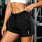 🩳☀️Buy 2 Get 1 Free! Women’s Lightweight Loose-Fit Active Shorts – Adjustable Waist, Zippered Pockets & Reflective Detail ✨