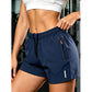 🩳☀️Buy 2 Get 1 Free! Women’s Lightweight Loose-Fit Active Shorts – Adjustable Waist, Zippered Pockets & Reflective Detail ✨
