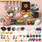 🔥 50% Off! 🏕️ Kids' Toy Kitchen—Create fun camping adventures and let children cook just like grown-ups ✨