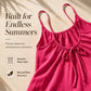 👗☀️ Women’s Backless Summer Romper – Lightweight Fabric, Adjustable Tie Straps & Relaxed Fit ✨