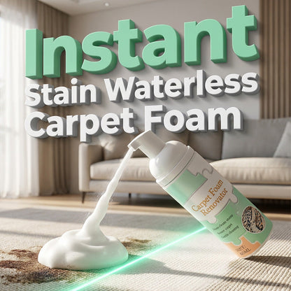 ⏳ Buy 2 Get 2 Free! ✨Waterless Carpet Foam Stain Remover with Towel