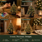 🔥Hot Sale 50% OFF🔥 Elegant Beaded Mini Christmas Tree – Collector's Holiday Decor Set, Tabletop 🎄