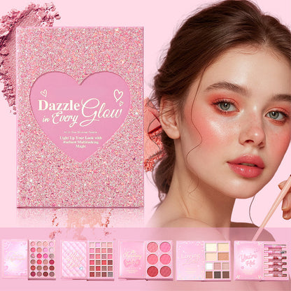 📖 53% OFF NOW! 🌸 All‑in‑One Makeup Palette Book Set – Eyeshadow, blush, highlight, contour & lip – High‑pigment, blendable & complete look in one ✨