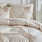 🛏️ 50% Off! Elegant Pinch Pleat Duvet Cover Set – Luxury Hotel Quality Bedding for Your Home
