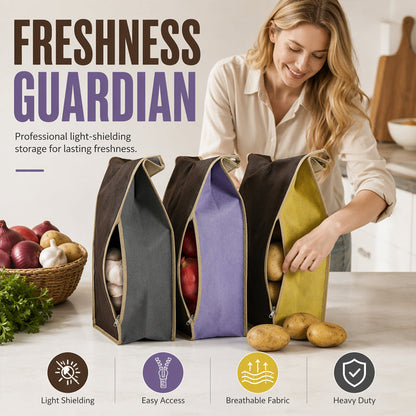 🥔 Breathable Potato and Onion Storage Bag