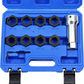 📢📢50% OFF !! ⏰ 10-Piece Axle Spindle Thread Chaser Set – CR-MO Steel, 8 Sizes & Portable Case 🛠️