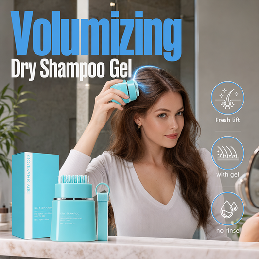 🧴 50% OFF NOW! ✨ No-Rinse Dry Shampoo Gel with Built-In Comb – Quick refresh, no water needed & easy comb – Perfect for on-the-go hair care 🚿