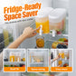 🥤🧊 LIMITED-TIME 50% OFF! 3.5L Refrigerator Beverage Dispenser – Built-In Spigot, Space-Saving Design & Easy-Fill Wide Opening