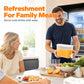 🥤🧊 LIMITED-TIME 50% OFF! 3.5L Refrigerator Beverage Dispenser – Built-In Spigot, Space-Saving Design & Easy-Fill Wide Opening