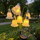 🌻 Solar Flower Lights for Outdoor Garden – Waterproof LED Glowing Flowers for Patio, Lawn & Yard Decor, Auto On/Off