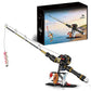 🎁🎣 HOT DEAL! Fishing Rod Building Block Set – Interactive Mechanical Reel, Realistic Details & Creative Gift for Hobby Lovers 🧱