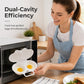 🥳2026 HOT SALE🥳💞50K+ SOLD! 🥚✨ BUY 1 GET 1 FREE! Dual Cavity Microwave Egg Poacher – Quick oil‑free cooking, food‑grade PP & versatile. Perfect for busy mornings – healthy breakfast in minutes! ⚡🍳
