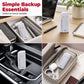 💥 BUY 1 GET 1 FREE +  50% OFF!🥳Portable Emergency Phone Charger AA Battery Powered Power Bank with LED Flashlight