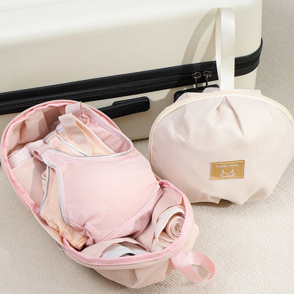 ⏳🔥LIMITED-TIME 50% OFF! ⏰ 👙 Portable Underwear Storage Bag for Travel – Spherical Dome Design, Compartmentalized Interior & Durable Polyester ✨