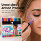 🔥 50% OFF! ✨ 24-Color Face & Body Glitter Marker Set | Dual-Tip Glitter Pens | Easy to Use for Face, Body, Festivals & Parties 🎨