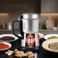 ⚡ Electric Spice & Coffee Grinder: 4-Leaf Blade, One-Touch Control, Safety Lock, Food-Grade Steel