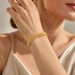 💎Buy 2 Get 1 Free NOW! ✨ 14K Gold-Plated Wide Woven Mesh Bracelet – Luxe design, durable & elegant – Perfect gift for her 🎁