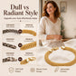 💎Buy 2 Get 1 Free NOW! ✨ 14K Gold-Plated Wide Woven Mesh Bracelet – Luxe design, durable & elegant – Perfect gift for her 🎁