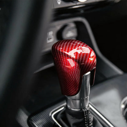 ⏳🔥Buy 2 Get 1 Free! ⏰🚗Civic Gear Shift Knob Cover – Carbon‑Fiber Style Trim ✨