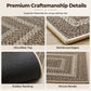 🧺 50% OFF NOW! 🌿 Elegant Woven Runner Rug – Durable weave, soft texture & stain-resistant – Perfect for hallways, kitchens & entryways ✨
