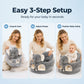 🧸👶Plush Baby Support Seat – Cartoon Floor Chair for Sit-Up Play
