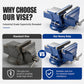 🔧 50% OFF NOW! 🛠️ Wide-Opening Bench Vise – Heavy-Duty, 80kN Clamping Force & 360° Swivel – Precise, Adjustable & Durable 💪