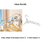 🏠 Foldable Telescopic Suction-Cup Hanger Rack – No-Drill Retractable Clothes Drying Pole