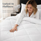 🛏️ Brushed Microfiber Comforter Set: Diamond Quilting, Moisture-Wicking, All-Season, with 2 Pillowcases