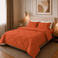 🛏️ Brushed Microfiber Comforter Set: Diamond Quilting, Moisture-Wicking, All-Season, with 2 Pillowcases