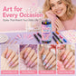 ⏳LAST DAY SALE ONLY ￡9.99!!💕🎁24 Colors Dual Ended Nail Art Pens Set