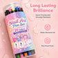 ⏳LAST DAY SALE ONLY ￡9.99!!💕🎁24 Colors Dual Ended Nail Art Pens Set