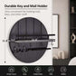Wall Mount Key Holder with Shelf & Hooks