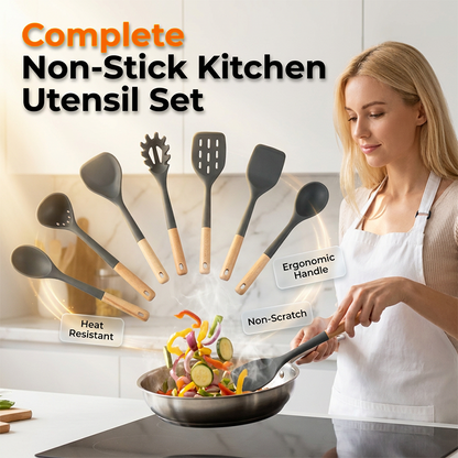 🍳🥄Complete Set Silicone Kitchen Utensils