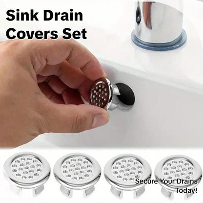 🚿✨Round Bathroom Sink Basin Overflow Hole Cover
