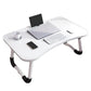 💻🛏️Foldable Laptop Bed Table with Cup Holder
