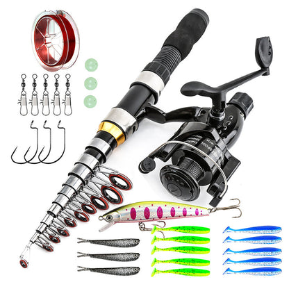 🎣Complete Travel Fishing Gear Set & Carrying Bag