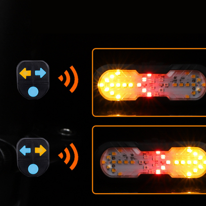 Smart Bike Safety Light with Wireless Remote Control