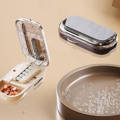 👌Buy 2 Get 1 free💊Portable Pill Box With Cutter